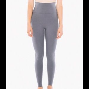 Cotton Spandex Jersey High-Waist Leggings